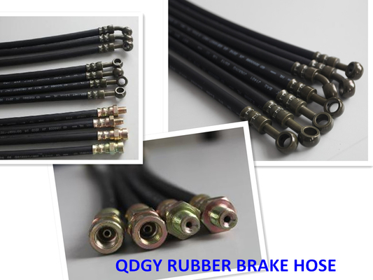 China EPDM Material fiber braided dot approved SAE J1401 flexible brake hose supplier