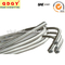PU cover stainless steel braided flexible brake hose line supplier