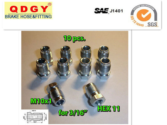 3/16&quot; line metric brake line fittings 10mm x 1.0 thread pitch supplier