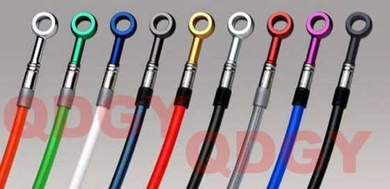 Motorcycle Racing Colored /PTFE Steel Braided Brake Line Hose Kits supplier