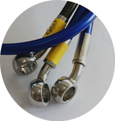 ISO9001Certificated DOT FMVSS106 approved 1/8 size racing car and racing motorcycle stainless steel braided  hose supplier