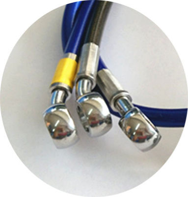 ISO9001Certificated DOT FMVSS106 approved 1/8 size racing car and racing motorcycle stainless steel braided  hose supplier