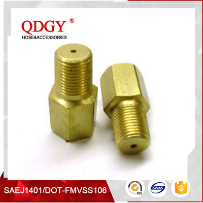 Anodized Aluminum Gold Turbo Oil Feed Restrictor Fitting NPT T3 T4 T0 1/8" NPT supplier