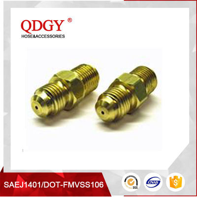 Anodized Aluminum Gold Turbo Oil Feed Restrictor Fitting NPT T3 T4 T0 1/8" NPT supplier