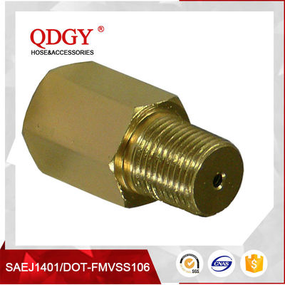 Anodized Aluminum Gold Turbo Oil Feed Restrictor Fitting NPT T3 T4 T0 1/8" NPT supplier