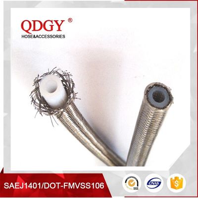 Stainless steel braided brake hose is widely used for any auto, motorcycle, racing cars, beach vehicles, ATV and Scooter supplier