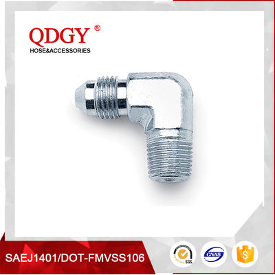 qdgy steel material with chromed plated coating -3 AND -4 AN  SAE Brake Adapter Fittings BULKHEAD TEE supplier