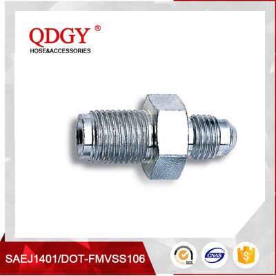qdgy steel material with chromed plated coating -3 AND -4 AN  SAE Brake Adapter Fittings TEE 3/8 X 24 I.F.FEMALE supplier