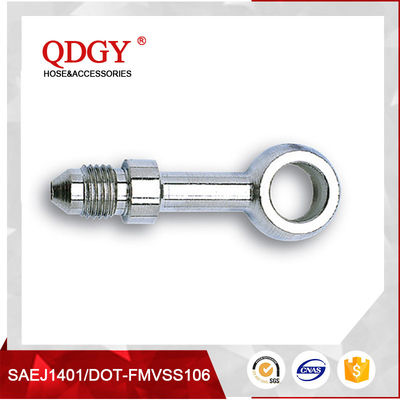 qdgy steel material with chromed plated coating -3 AND -4 AN  SAE Brake Adapter FittingsTEE 10MM X 1.0 FEMALE INVERTED supplier