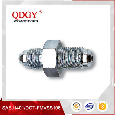 qdgy steel material with chromed plated coating -3 AND -4 AN  SAE Brake Adapter Fittings 7/16 X 24 I.F.MALE supplier