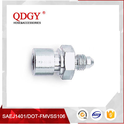 qdgy steel material with chromed plated coating -3 AND -4 AN  SAE Brake Adapter Fittings 10MM X1.0 FEMALE supplier