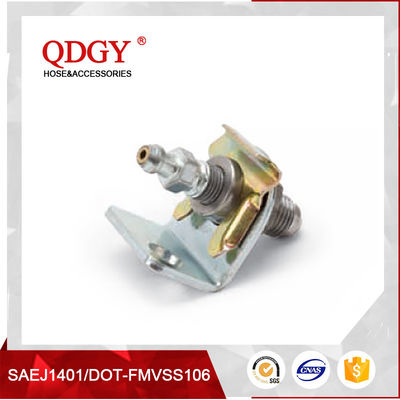qdgy steel material with chromed plated coating -3 AND -4 AN  SAE Brake Adapter Fittings 3/8 X 24 I.F FEMALE supplier