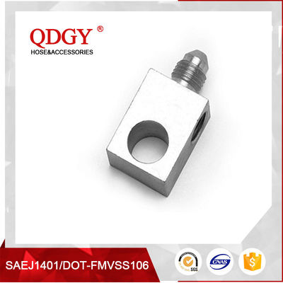 qdgy steel material with chromed plated coating -3 AND -4 AN  SAE Brake Adapter Fittings 3/8 X 24 I.F FEMALE supplier