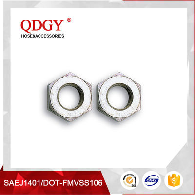 qdgy steel material with chromed plated coating  -3 and -4 AN SAE Brake Adapter Fittings stainless 45 flare 1/8 pipe supplier