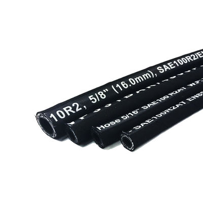 SAE 100 R1 AT R2 AT DIN EN 853 1SN 2SN flexible high pressure rubber hydraulic hose supplier