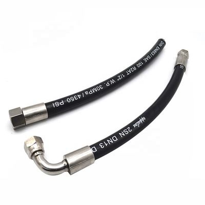 SAE 100 R1 AT R2 AT DIN EN 853 1SN 2SN flexible high pressure rubber hydraulic hose supplier